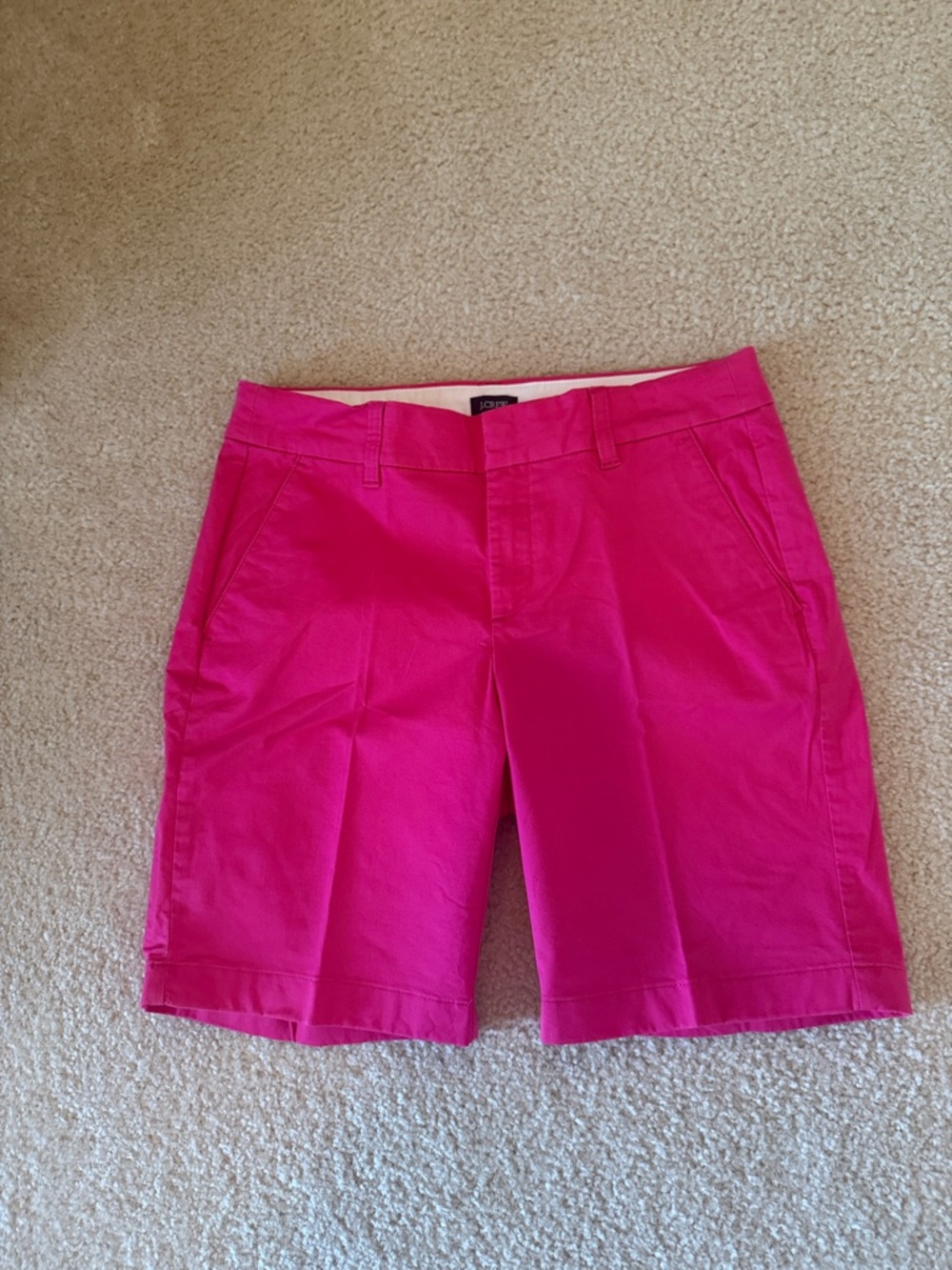 J. Crew Factory Hot Pink Women's Chino Bermudas